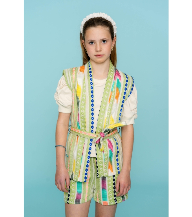 Geisha blazers & gilets Green/Lime 55065K-21