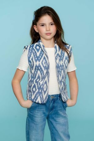 Geisha blazers & gilets Ecru/Blue 55131K-20