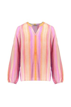 Geisha Blouse multicolour Pink/Mint