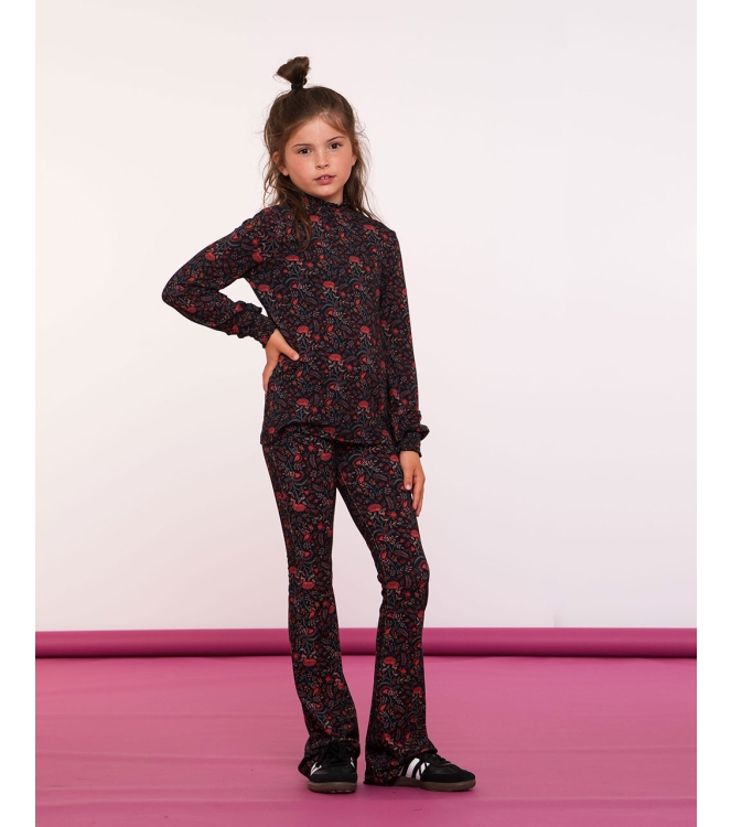 Geisha blouses 000675 - navy/red 42547K-60