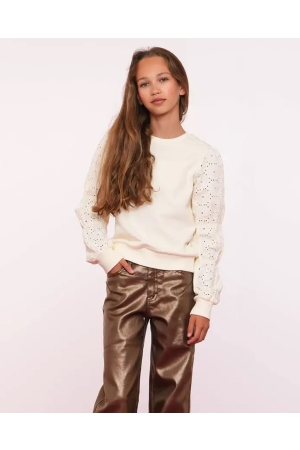 Geisha Sweat broidery anglaise 000010 - off-white