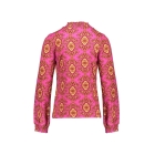 Geisha blouses 000445 - fuchsia/camel 42669K-20