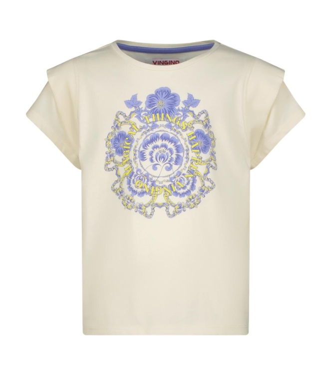 Vingino shirts 041 Macroon white CR25KGN30001