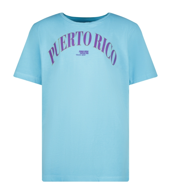 Vingino shirts 1584 Palm blue HS25KBN30005