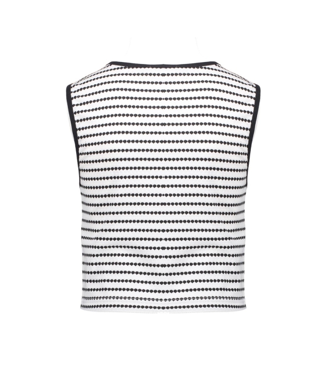 Geisha blouses 999 - black/white 44099K-43