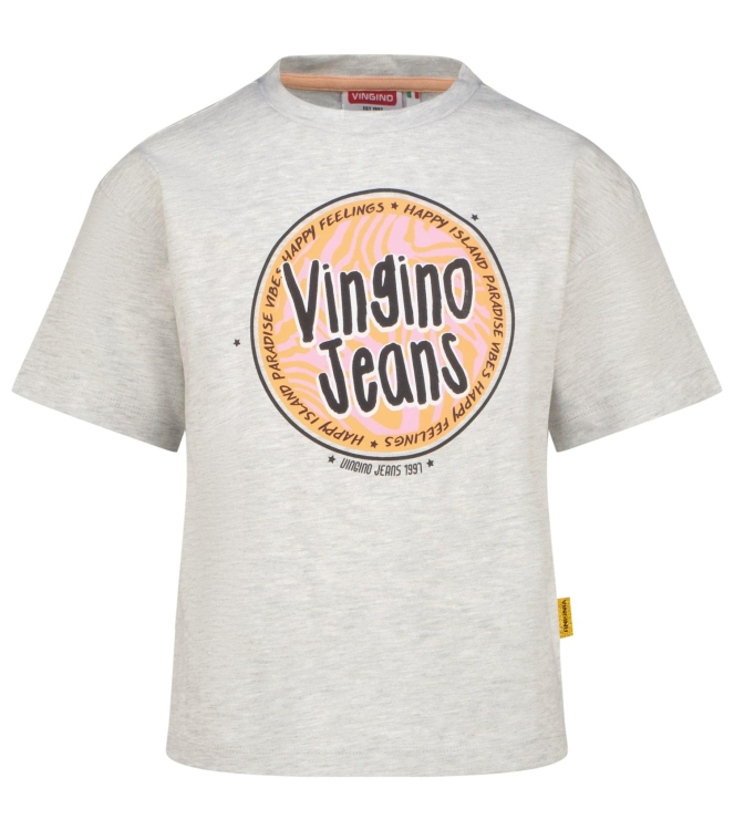 Vingino shirts 900 Light Grey Melee C143KGN30002