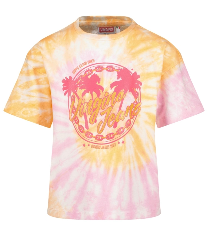 Vingino shirts 471 Sunset coral C143KGN30003