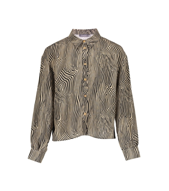 Geisha blouses 000010 - off-white/black 43692K-20