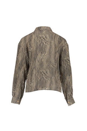 Geisha blouses 000010 - off-white/black 43692K-20