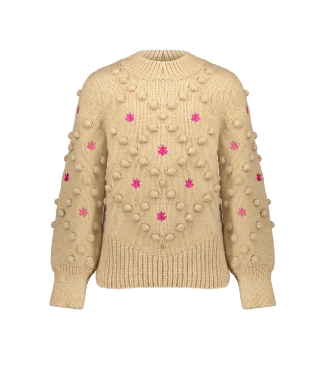 Geisha truien & vesten 000720 - sand/cyclame 44550K-23