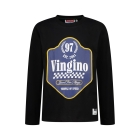 Vingino shirts 944 Deep Black AW24KBN30001