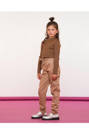 Geisha truien & vesten 000720 - sand lurex 44571K-14