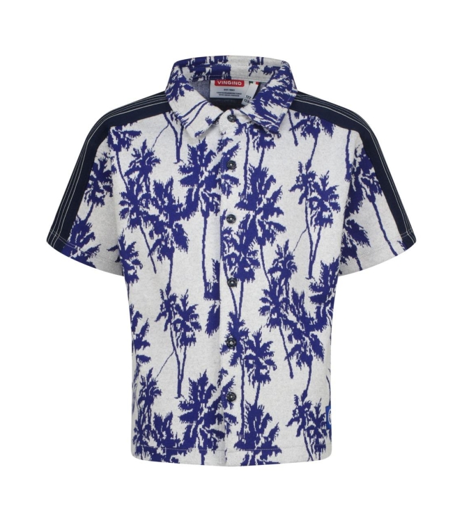 Vingino overhemden 1531 Seascape blue SS25KBN22002