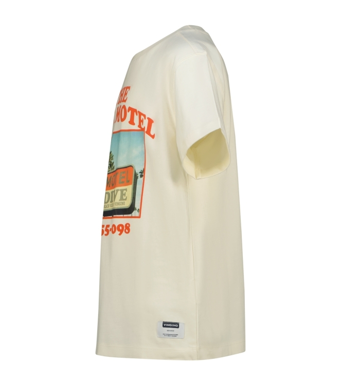 Vingino shirts 096 Sunlight white SS25KBN30018