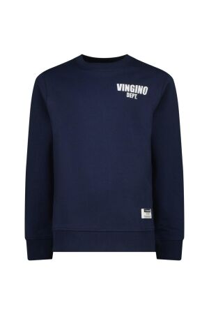 Vingino Basic-crew Sweater 100 Dark Blue