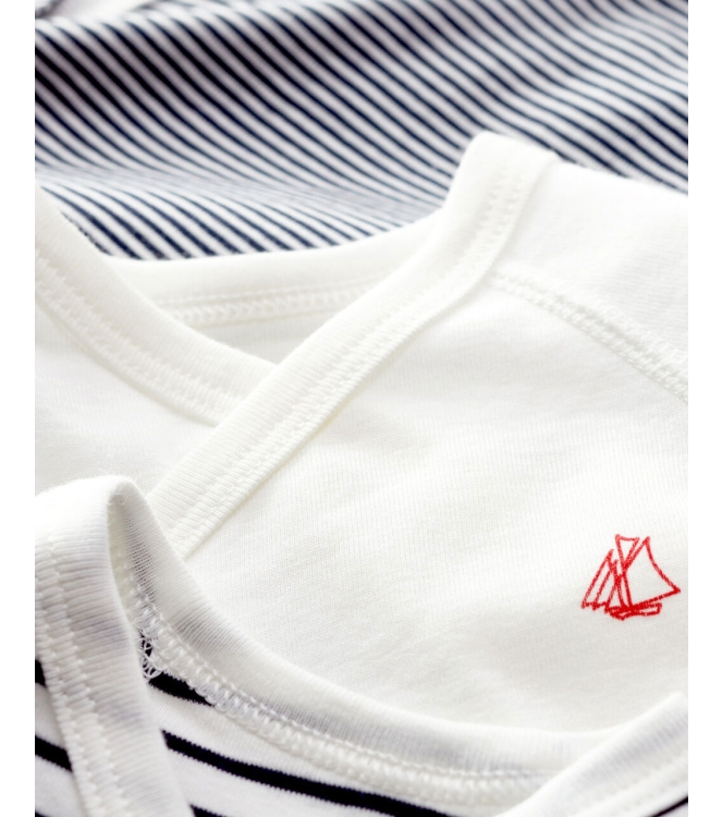 Petit Bateau boxpakjes & rompers 00 Blanc/Bleu 54219