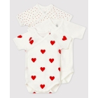 Petit Bateau boxpakjes & rompers 00 Blanc/Rouge A04O7
