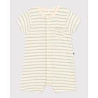Petit Bateau broeken 01 Ecru/Groen A09H4