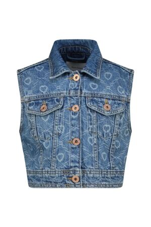 Vingino Trixie Spijkerjas 166 Mid Blue Wash