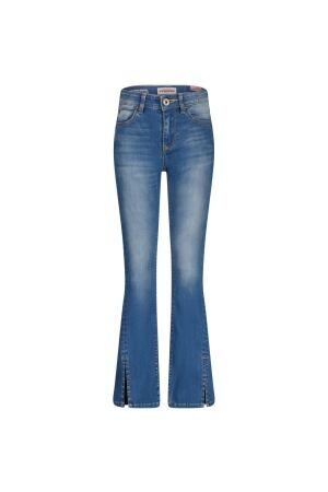 Vingino Britte Split Flared Jeans 166 Mid Blue Wash