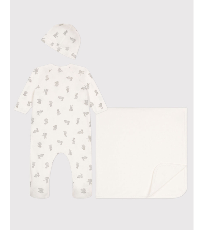 Petit Bateau boxpakjes & rompers 00 Blanc/Gris A09R0
