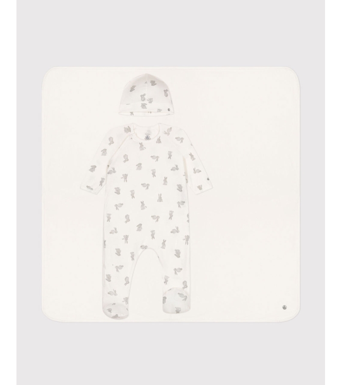 Petit Bateau boxpakjes & rompers 00 Blanc/Gris A09R0