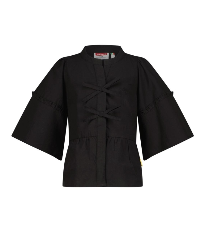 Vingino blouses 944 Deep Black SS25KGN22001