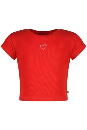 Vingino Basic-Crop Rib Tee T-shirt 687 Breeze red