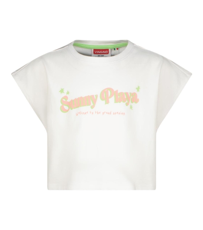 Vingino shirts 001 Real White SS25KGN30010