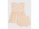 Petit Bateau jurken 01 Ecru/Multico A0AHM