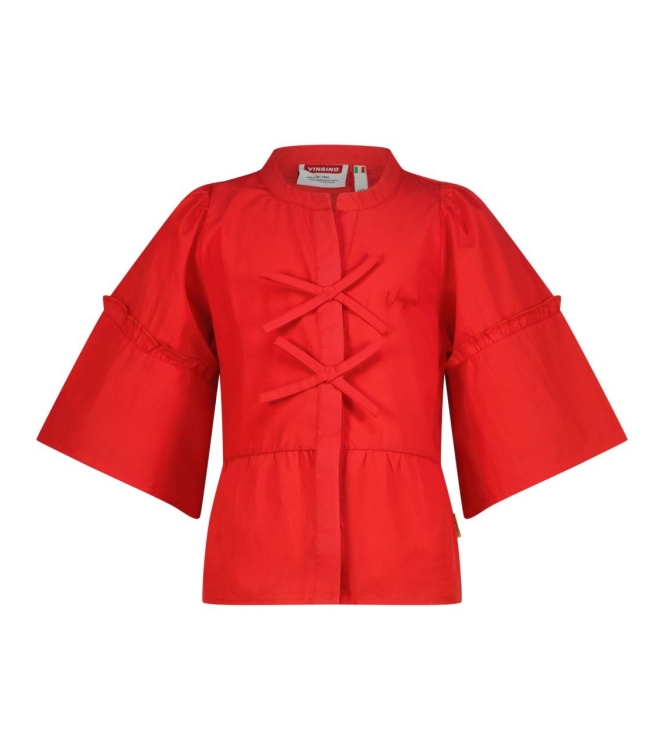 Vingino blouses 687 Breeze red SS25KGN22001