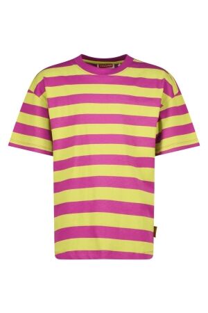 Vingino Basic-Tee Stripe T-shirt 1248 Aster pink