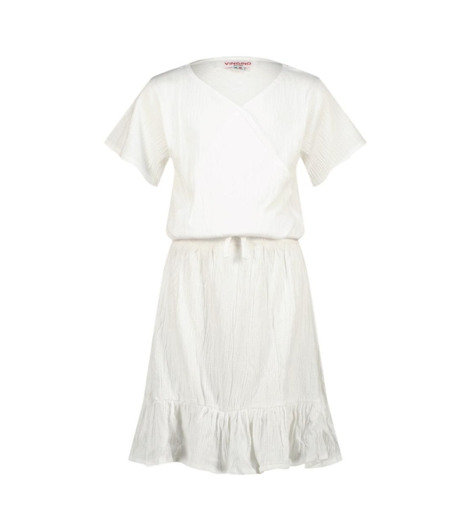 Vingino jurken 001 Real White SS25KGN62004
