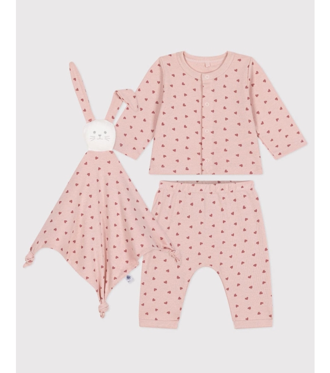 Petit Bateau boxpakjes & rompers 01 Saline/Rosewood A0BO5