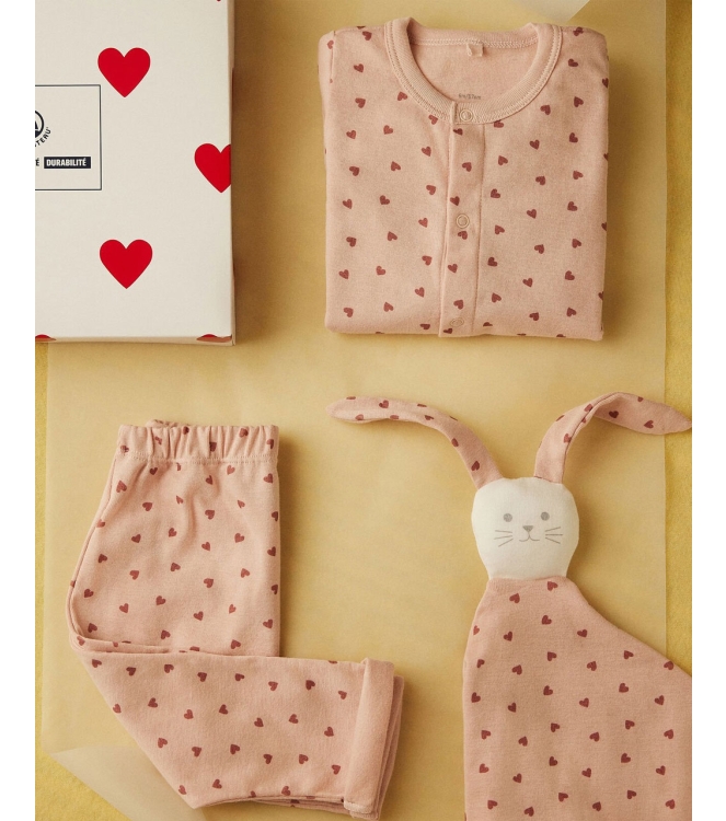 Petit Bateau boxpakjes & rompers 01 Saline/Rosewood A0BO5