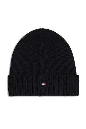 Tommy Hilfiger Small Flag Beanie BDS Black