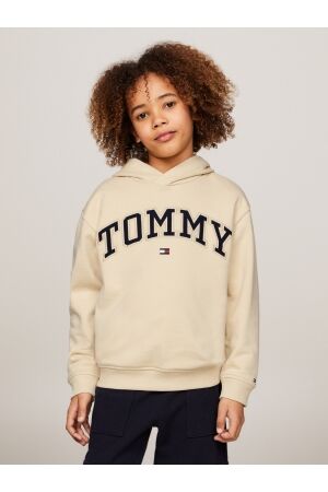 Tommy Hilfiger Varsity Embroidery Hoodie AEX Country Ivory