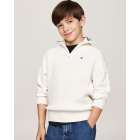 Tommy Hilfiger truien & vesten Z00 Ivory Petal KB0KB09419