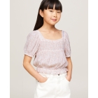Tommy Hilfiger blouses 0JV Whimsy Pink Flower KG0KG07872