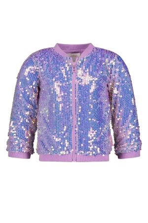 Jubel Pailetten bomberjack - Picknick Perfect Lila