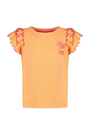Jubel T-shirt ruches - Samba Shake Oranje
