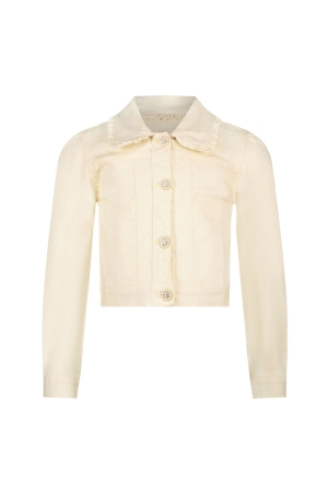 Le Chic Aria Ruffled Collar Jacket 008 Pearled Ivory