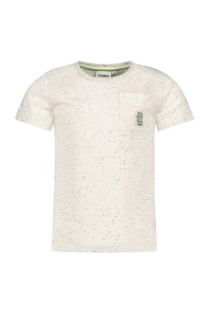 Sturdy T-shirt - Explore More Offwhite melange
