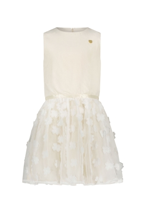 Le Chic Symphonica Flower Voile Dress 003 Off White