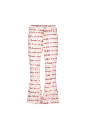 Jubel Flared broek - Ciao Bella Offwhite