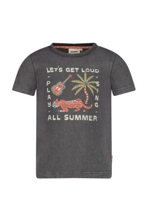 Sturdy T-shirt - Happy Rio Antraciet
