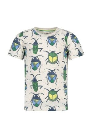 Sturdy T-shirt - Explore More Offwhite melange