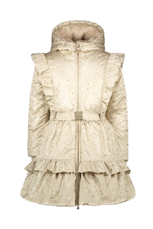 Le Chic Bantalle Meisjes Jas 905 Pearled Ivory & Foil