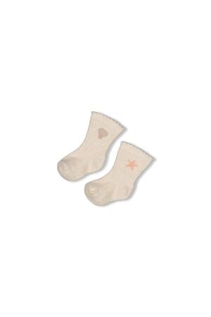 Feetje Sokken - Starfish Wishes Offwhite melange