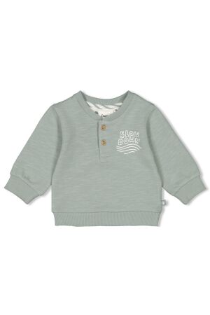 Feetje Sweater - Turtelly Cool Zeegroen